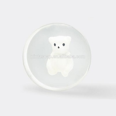 Transparent baby soap with little Bear