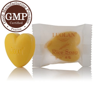 15g Heart Shaped 100% Natural Oil tfm 78% Soap for Hotel Use