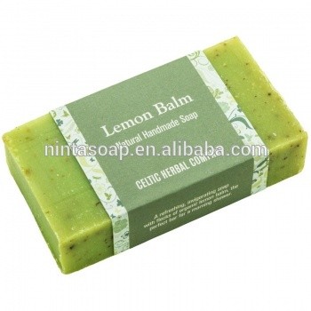 Lemon balm handmade natural bar soap