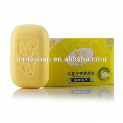 lemon fragrance 100% vegetable oil nature and gentle baby bath soap