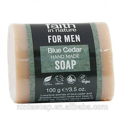 Cedar handmade moisturizing soap for men body washing